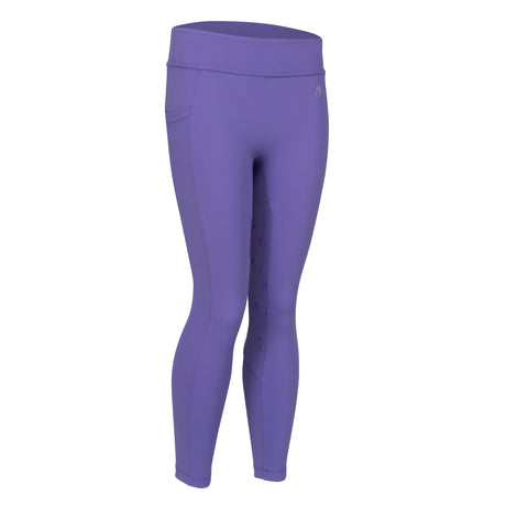 Shires Aubrion Equestrian Riding Tights -Young Rider #colour_heather