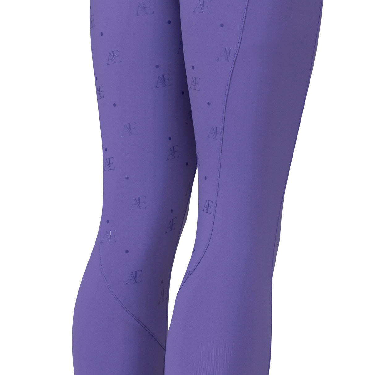 Shires Aubrion Equestrian Riding Tights -Young Rider #colour_heather