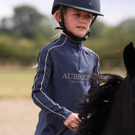 Shires Aubrion Equestrian Long Sleeve Base Layer -Young Rider