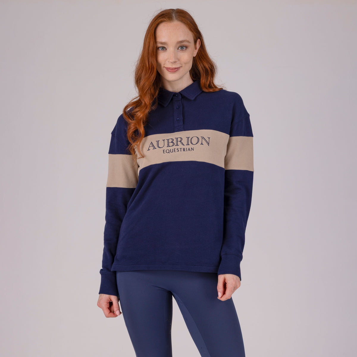 Shires Aubrion Equestrian Button Sweatshirt