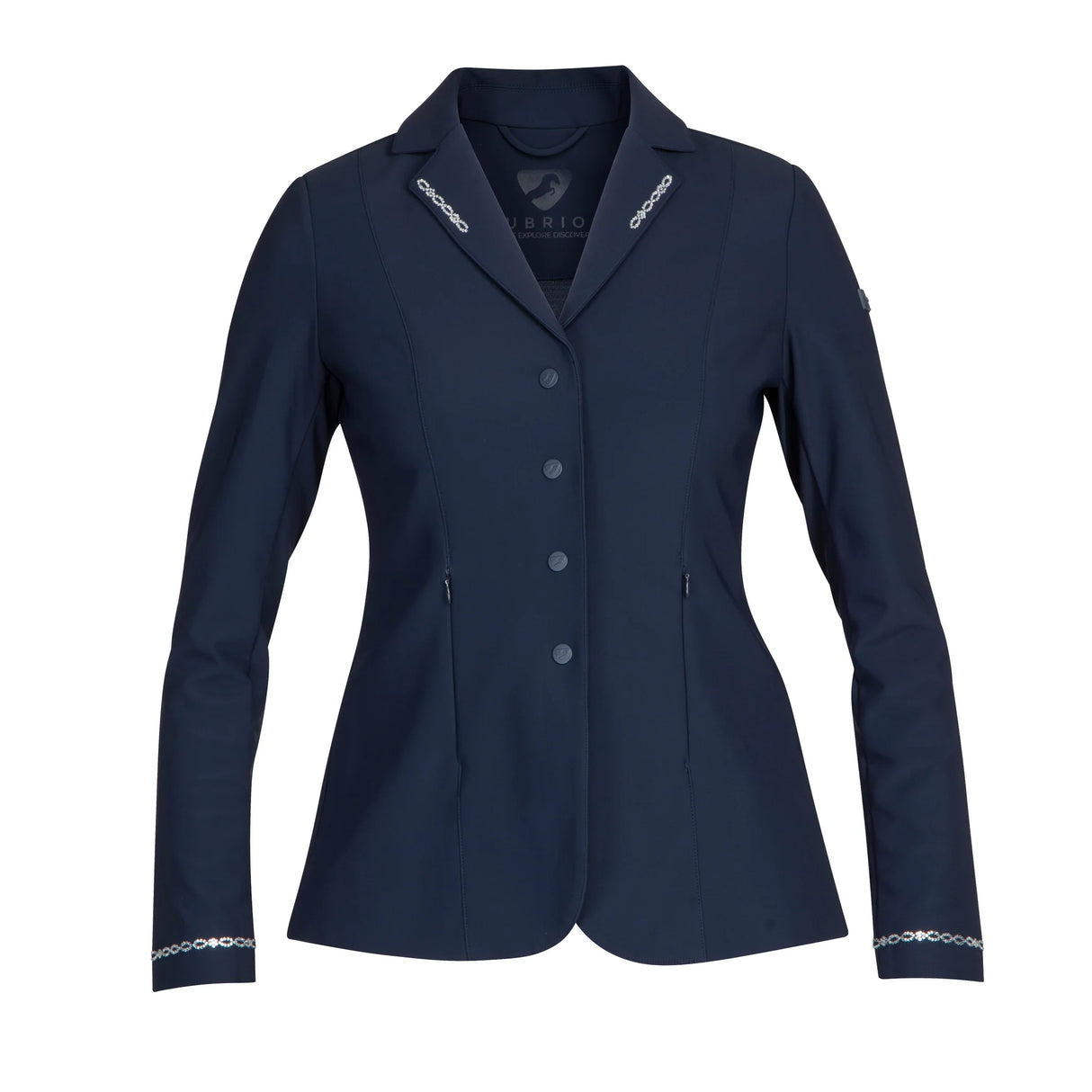Shires Aubrion Ladies Optima-LX Show Jacket #colour_navy