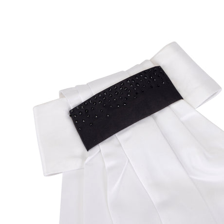 Shires Aubrion Berrington Ready Tied Stock #colour_black