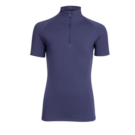 Shires Aubrion Young Rider React Short Sleeve Base Layer #colour_midnight