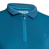 Shires Aubrion Young Rider React Tech Polo #colour_kingfisher