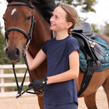 Shires Aubrion Young Rider React Tech T-Shirt #colour_midnight