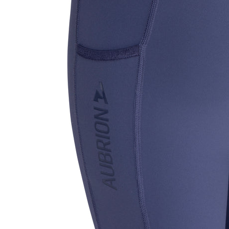 Shires Aubrion Young Rider React Non-Stop Riding Tights #colour_midnight