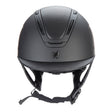 Shires Karben Amity Leather Riding Hat #colour_black