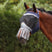 Shires FlyGuard Pro Fine Mesh Fly Mask Earless & Nose Fringe #colour_navy