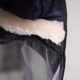 Masque anti-mouches Shires FlyGuard Pro Deluxe avec franges sur les oreilles et le nez