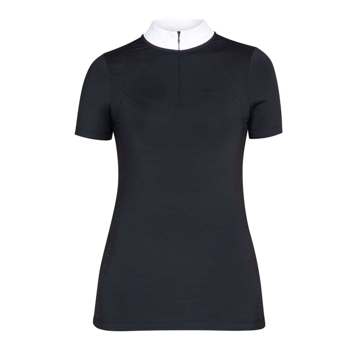 Shires Aubrion Optima QX Show Shirt #colour_black