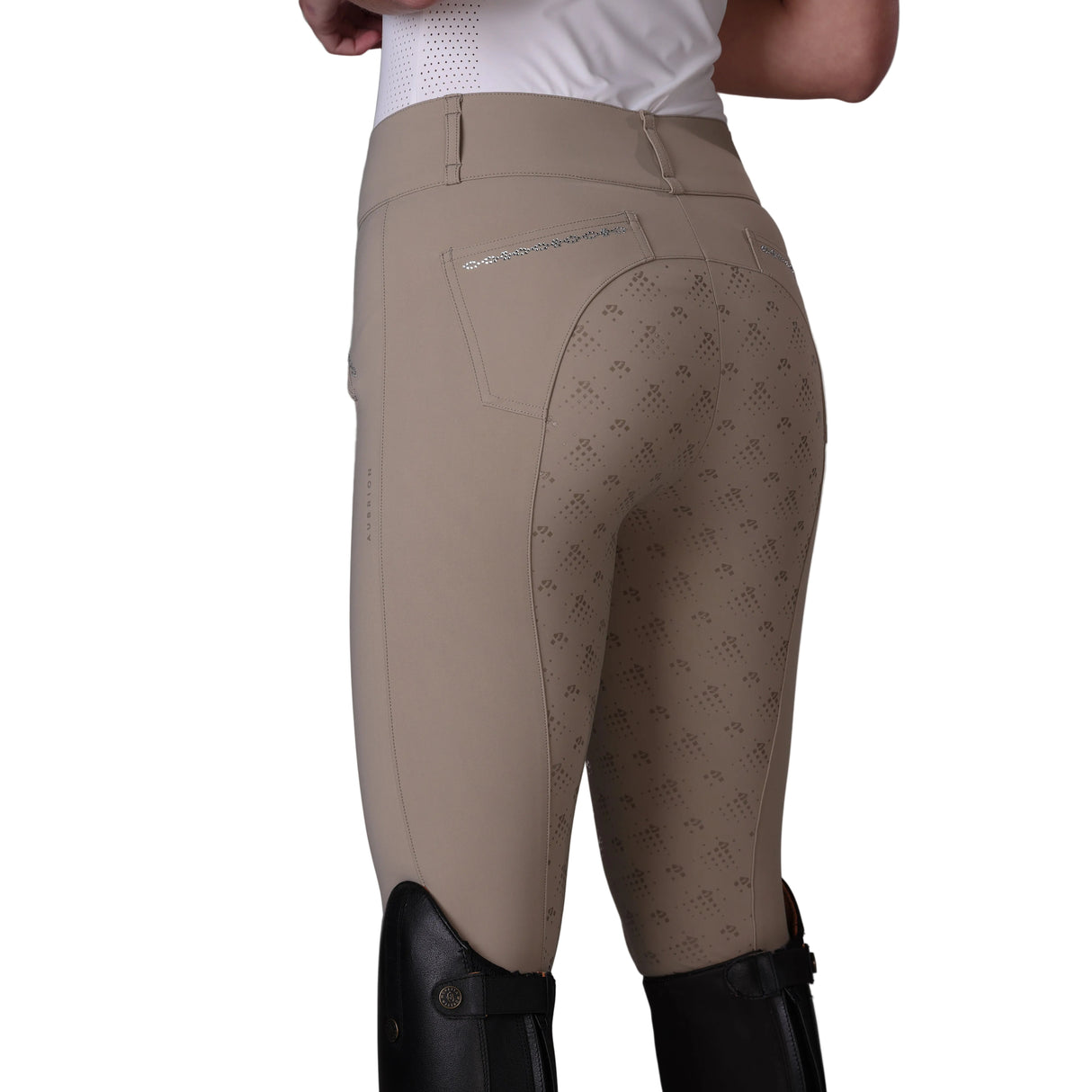Shires Aubrion Optima LX Breeches #colour_beige