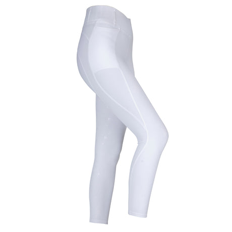 Shires Aubrion Optima PX Riding Tights #colour_white