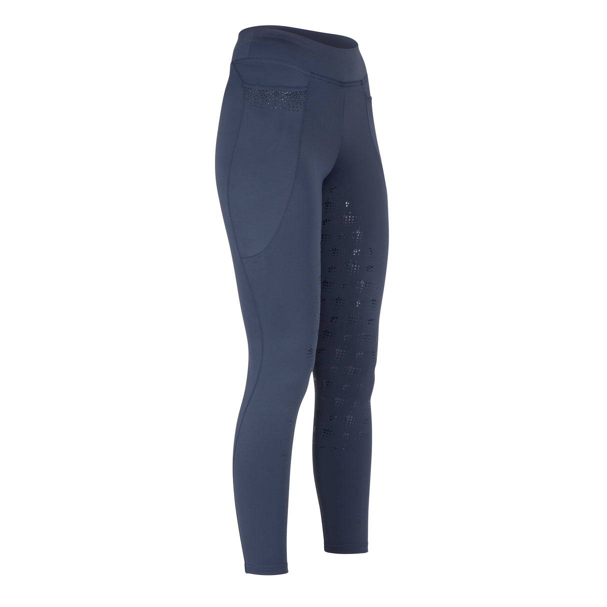 Shires Aubrion Optima GX Riding Tights #colour_navy