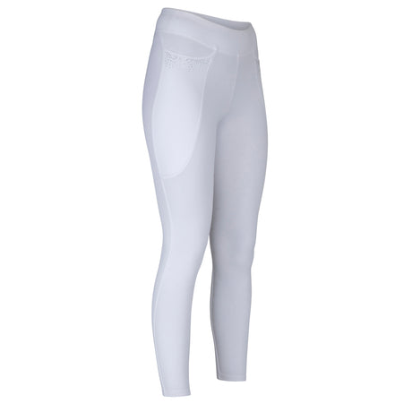 Shires Aubrion Optima GX Riding Tights #colour_white