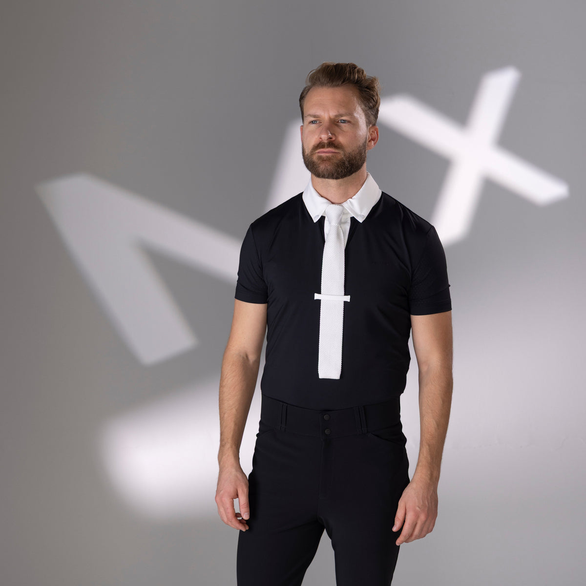 Shires Aubrion Optima MX Button Show Shirt - Mens