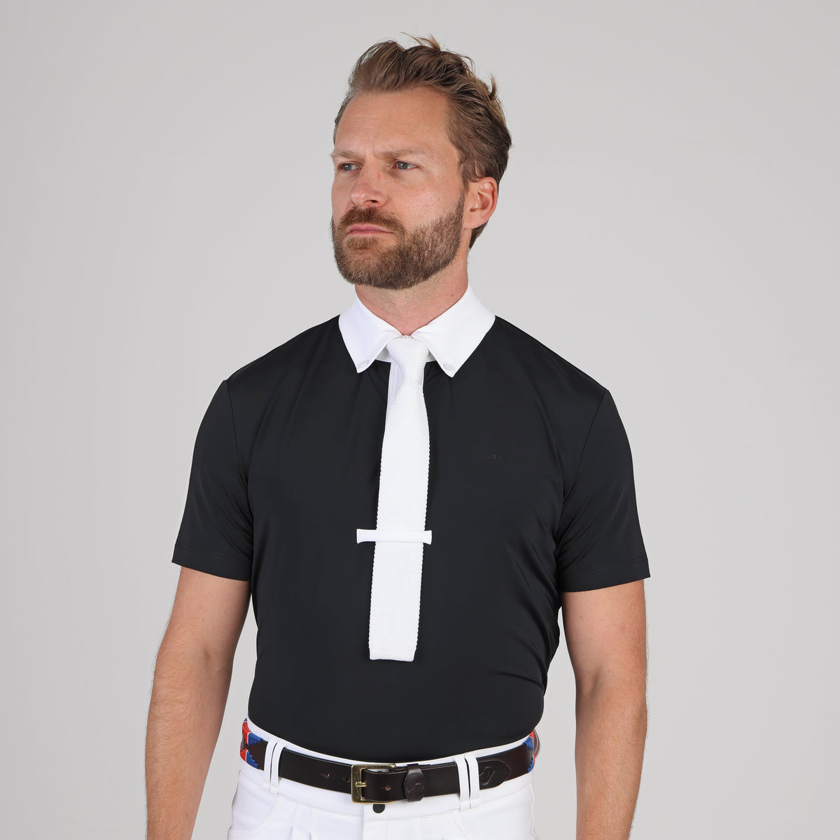 Shires Aubrion Optima MX Button Show Shirt - Mens