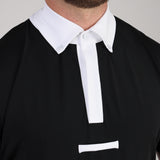 Shires Aubrion Optima MX Button Show Shirt - Mens #colour_black