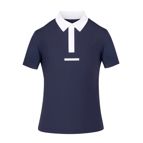 Shires Aubrion Optima MX Button Show Shirt - Mens #colour_navy