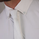 Shires Aubrion Optima MX Button Show Shirt - Mens #colour_white