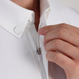 Shires Aubrion Optima MX Zip Show Shirt - Mens #colour_white