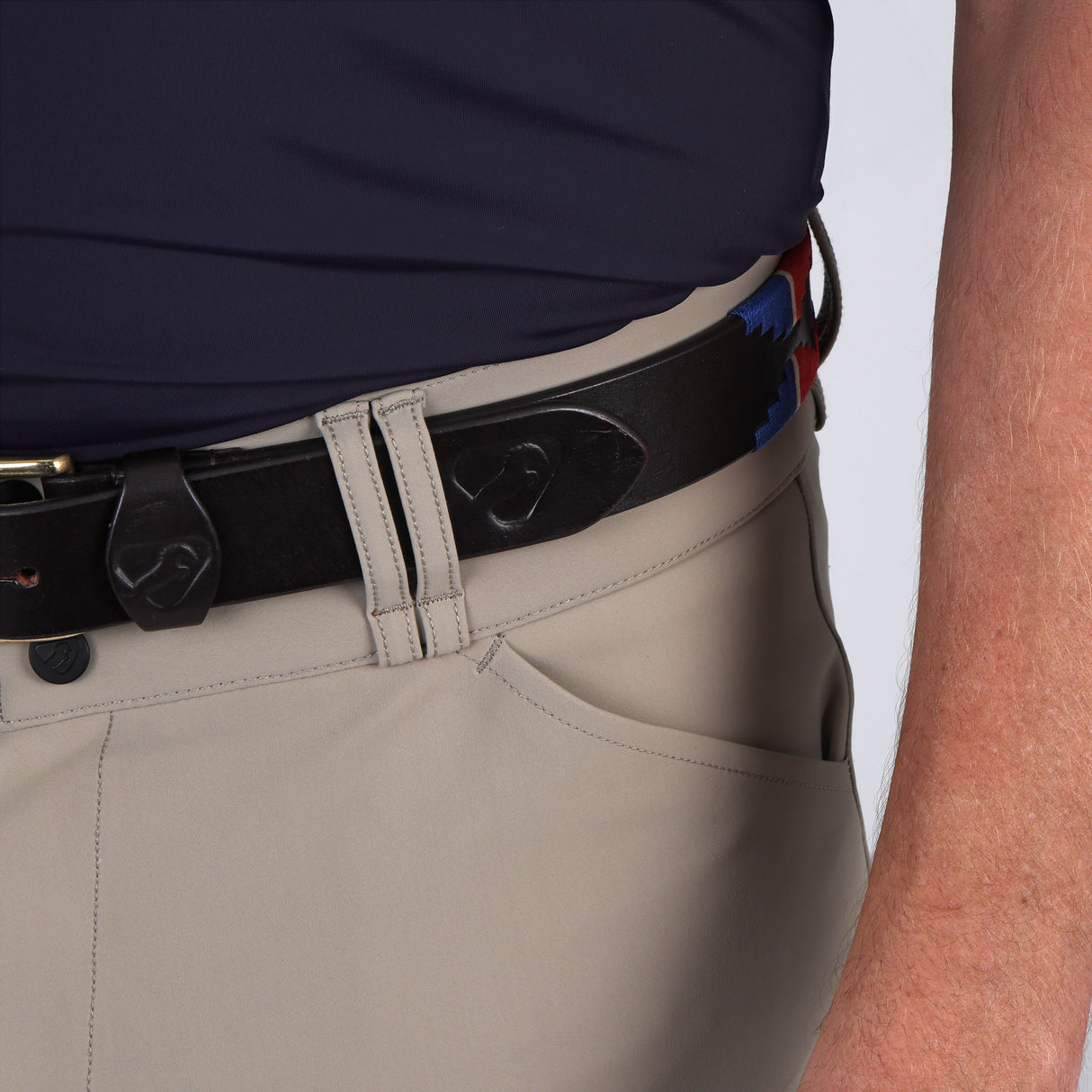 Shires Aubrion Optima MX-KG Breeches - Mens #colour_beige