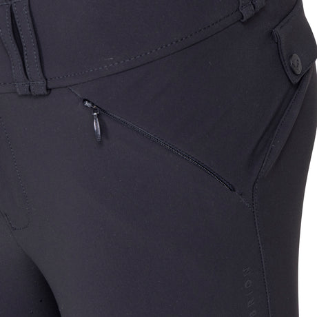 Shires Aubrion Optima MX Breeches - Young Rider #colour_black