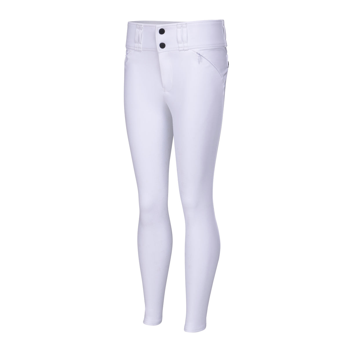 Shires Aubrion Optima MX Breeches - Young Rider #colour_white