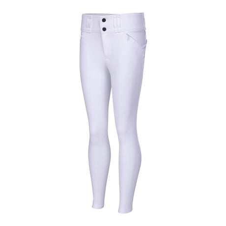 Shires Aubrion Optima MX Breeches - Young Rider #colour_white