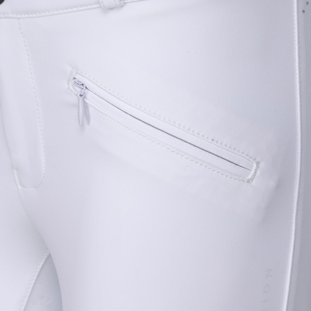 Shires Aubrion Optima GX Breeches - Young Rider #colour_white