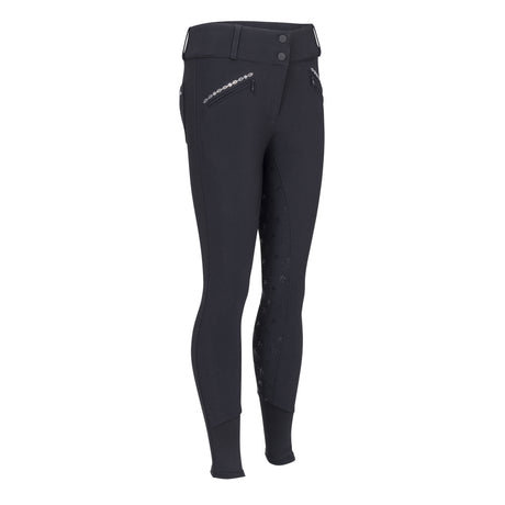 Shires Aubrion Optima LX Breeches - Young Rider #colour_black