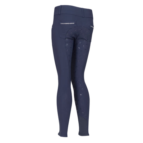 Shires Aubrion Optima LX Breeches - Young Rider #colour_navy