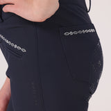 Shires Aubrion Optima LX Breeches - Young Rider #colour_navy