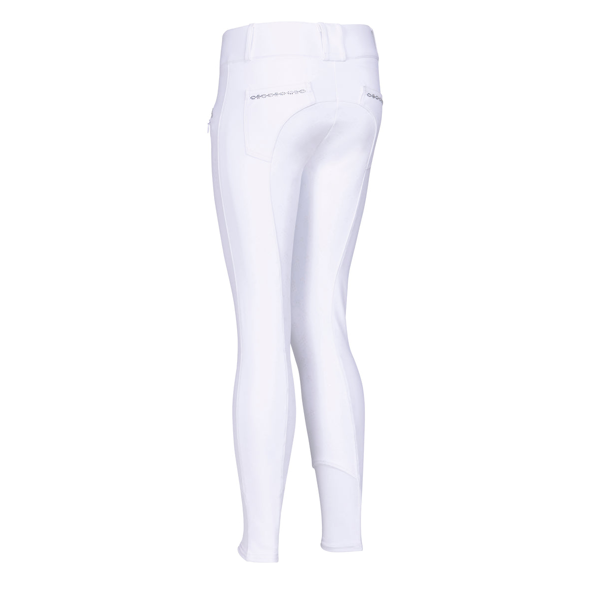 Shires Aubrion Optima LX Breeches - Young Rider #colour_white