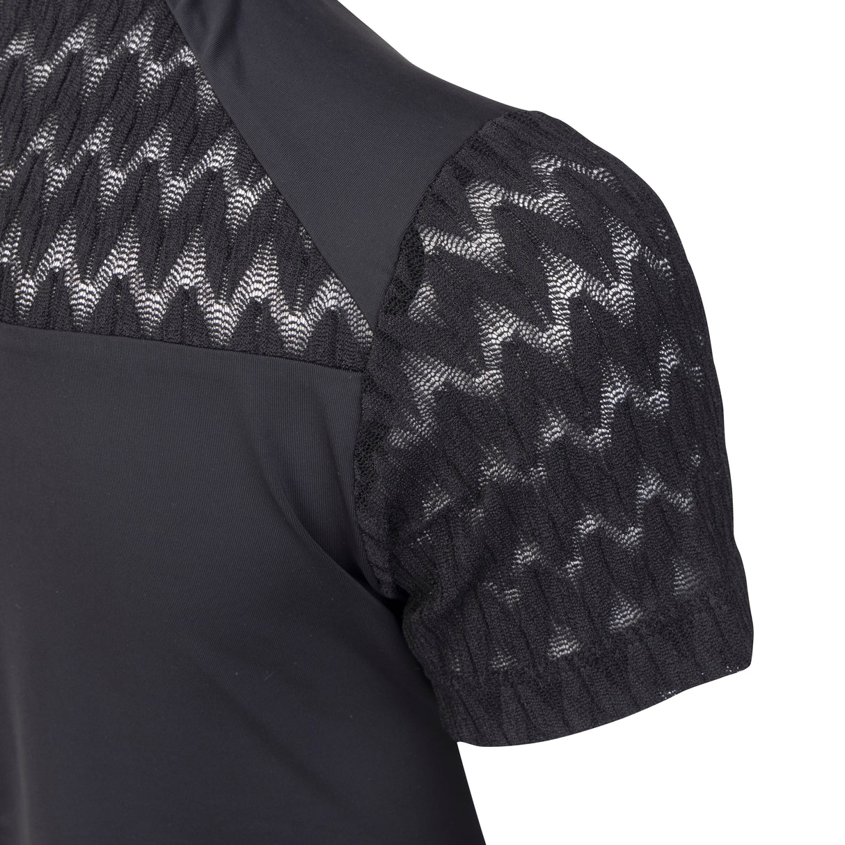 Shires Aubrion Optima VX Show Shirt - Young Rider #colour_black