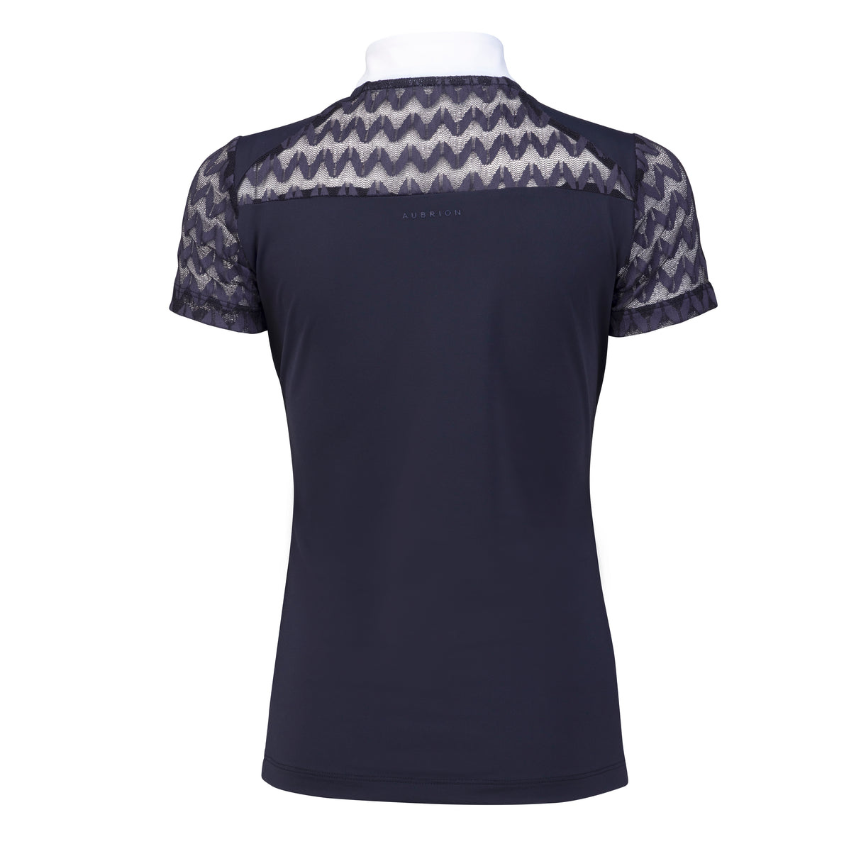 Shires Aubrion Optima VX Show Shirt - Young Rider #colour_navy