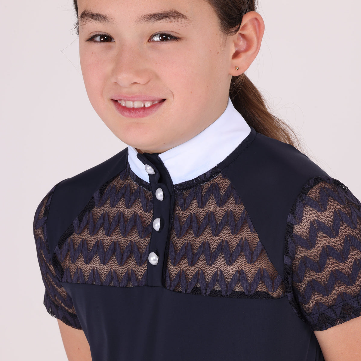 Shires Aubrion Optima VX Show Shirt - Young Rider