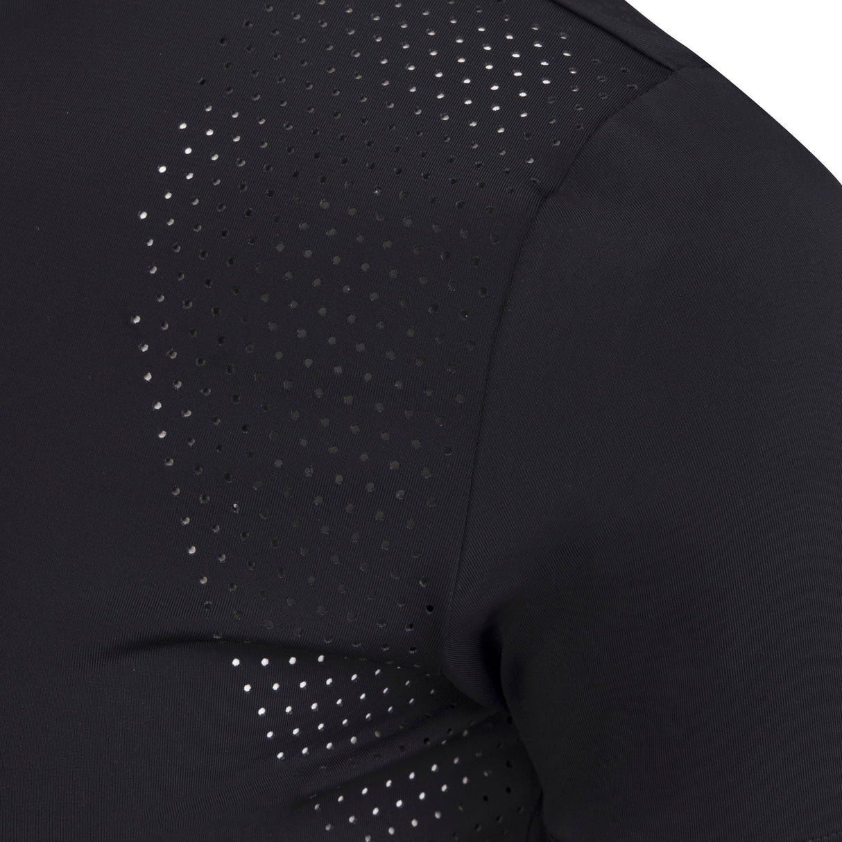 Shires Aubrion Optima QX Show Shirt - Young Rider #colour_black