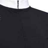 Shires Aubrion Optima QX Show Shirt - Young Rider #colour_black