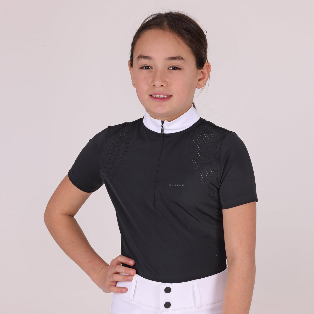 Shires Aubrion Optima QX Show Shirt - Young Rider