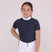 Shires Aubrion Optima QX Show Shirt - Young Rider #colour_navy