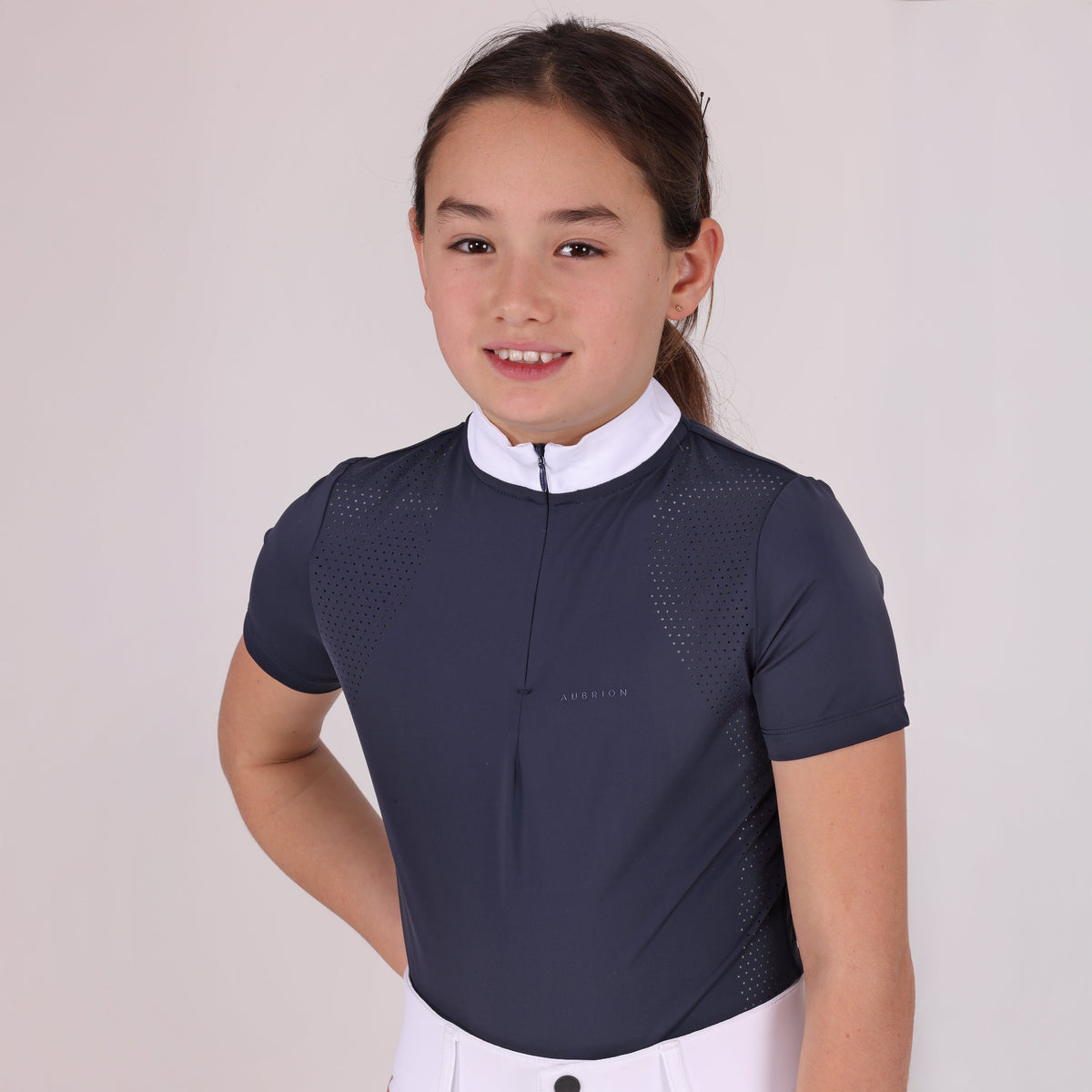 Shires Aubrion Optima QX Show Shirt - Young Rider