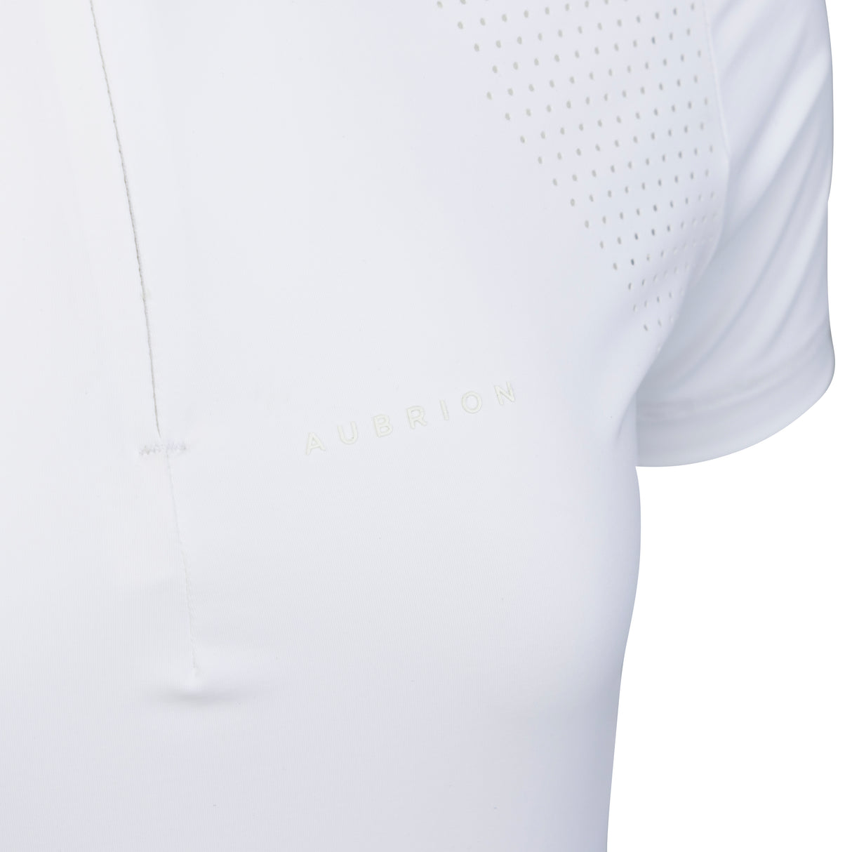 Shires Aubrion Optima QX Show Shirt - Young Rider #colour_white