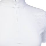 Shires Aubrion Optima QX Show Shirt - Young Rider #colour_white