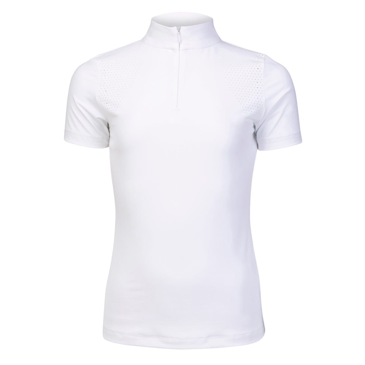 Shires Aubrion Optima QX Show Shirt - Young Rider #colour_white