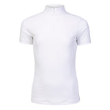 Shires Aubrion Optima QX Show Shirt - Young Rider #colour_white