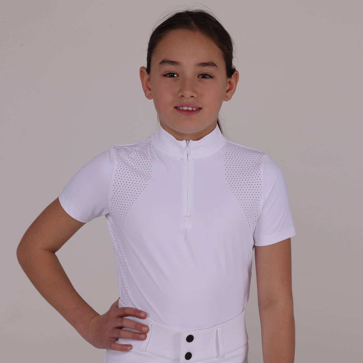 Shires Aubrion Optima QX Show Shirt - Young Rider