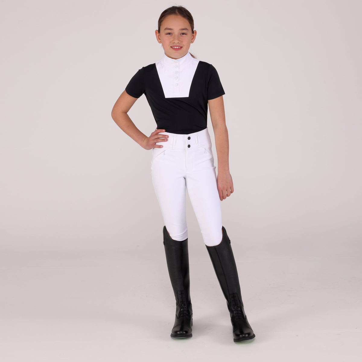 Shires Aubrion Optima MX Show Shirt - Young Rider