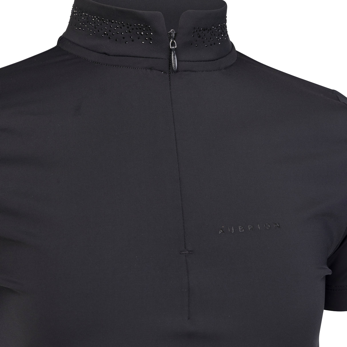 Shires Aubrion Optima GX Show Shirt - Young Rider #colour_black