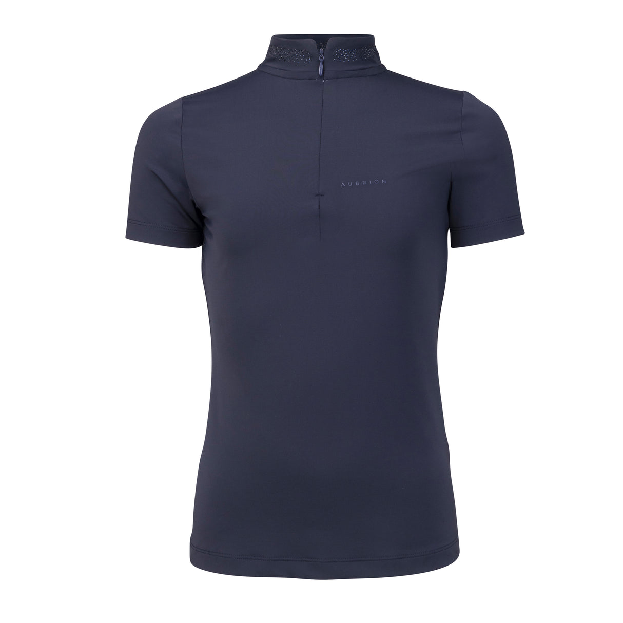Shires Aubrion Optima GX Show Shirt - Young Rider #colour_navy