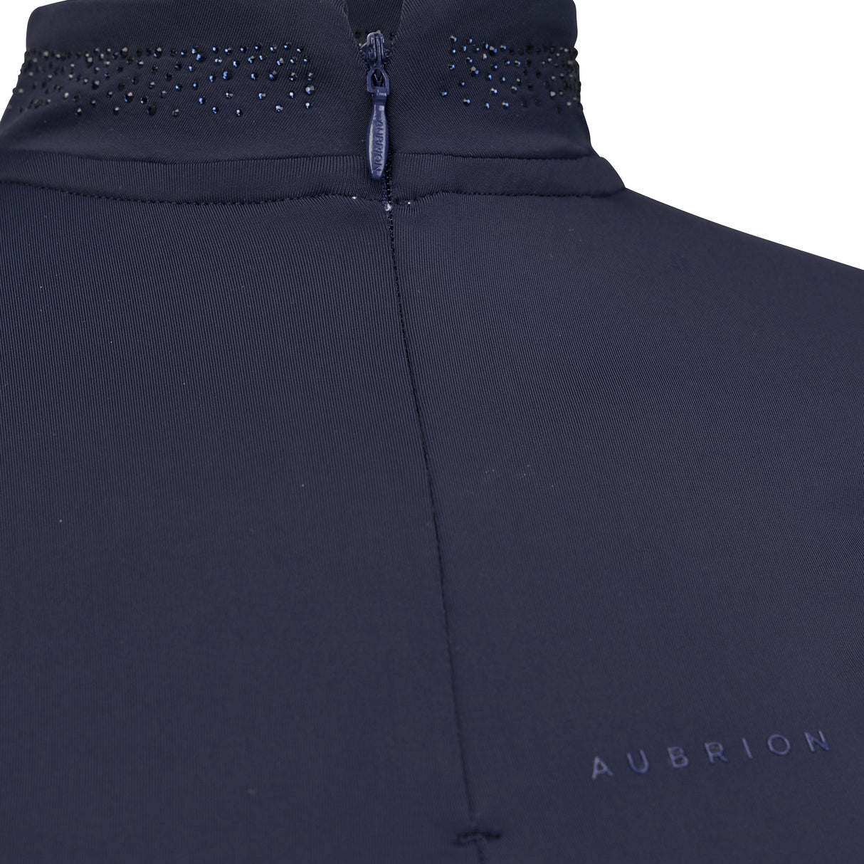 Shires Aubrion Optima GX Show Shirt - Young Rider #colour_navy